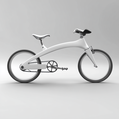 Folding bike with sleek design for easy carrying