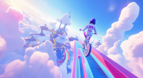 Fortnite Peloton Instructor Racing Through Obby Game