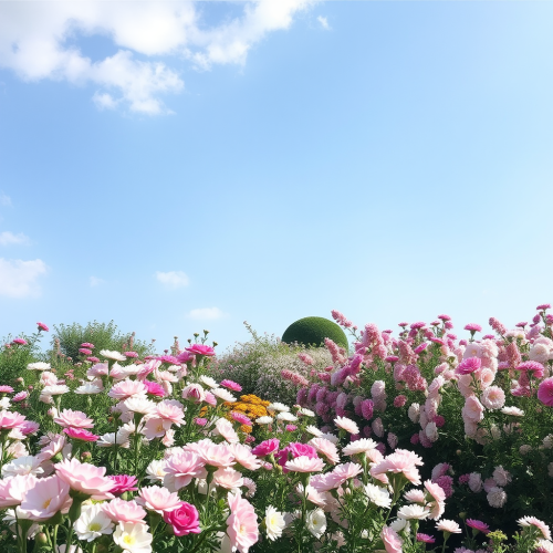 Four Calming Pictures of Light Blue Sky