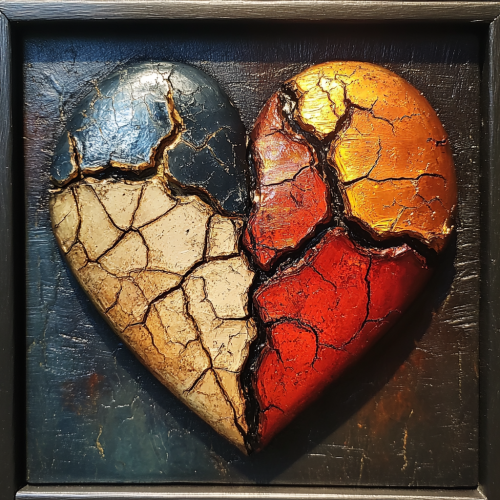 Four-Part Heart: Cracked, Mended, Shiny, and Loved