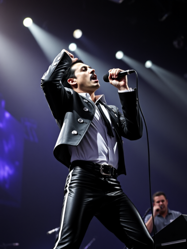 Freddy Mercury Performing Bohemian Rhapsody