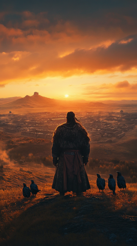 Genghis Khan's Army Awaits, Sunset Overlooking Balohia