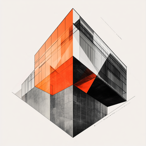 Geometric Shapes Symbolize Company's Modern Vision