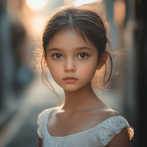 Young Girl on Street