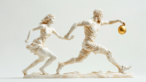 Greek man wins race, woman picks golden apple