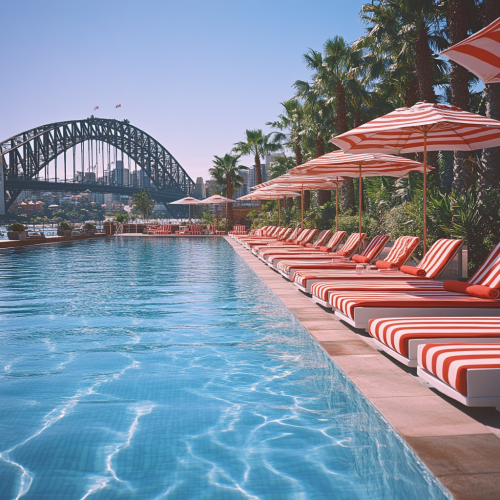 Iconic Olympic Sized Infinity Pool Sydney Harbour Bridge