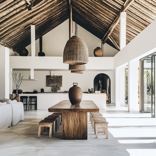 Inside a Large Bali Villa with Modern Design