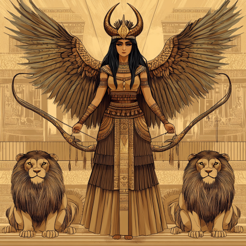 Ishtar, the Mesopotamian goddess of love and war.