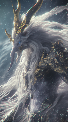 Ixion from Final Fantasy X, hyper realistic 3D render.