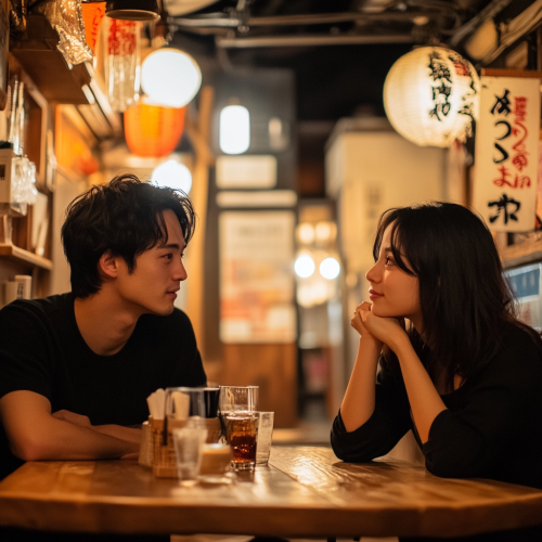Japanese man contacts woman for a reunion meeting