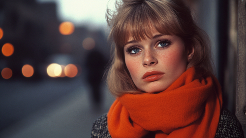 Julie Christie in 1960s London.