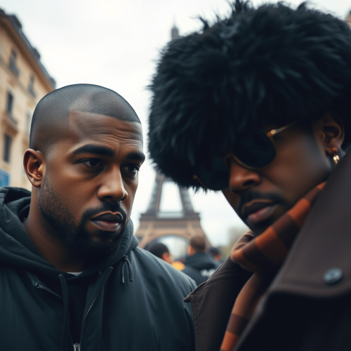 Kanye West and Jay Z with Turkish Hats Kanye West and Jay Z with Turkish Hats