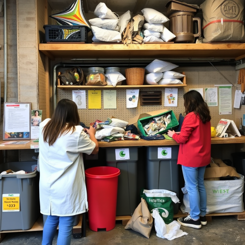 Learning How to Sort Waste in Space Study