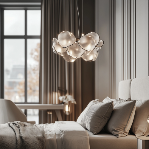 Luxurious hall interior design with elegant furnishings