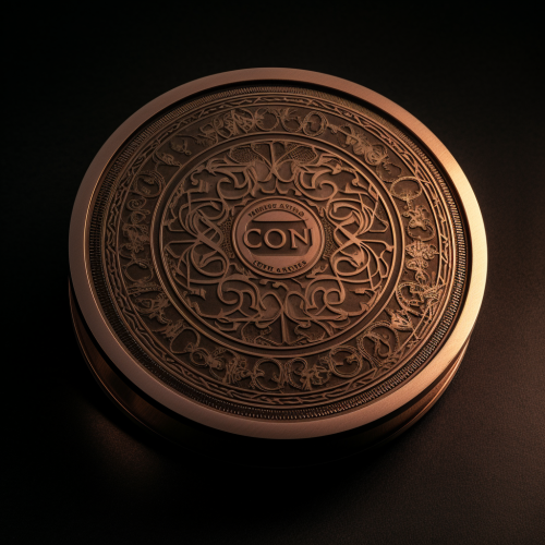 Luxury Mexican Coaster with Elegant Design and QR Code