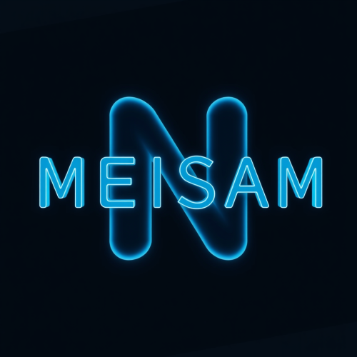 MEISAM in N Shape in Light Sky Blue
