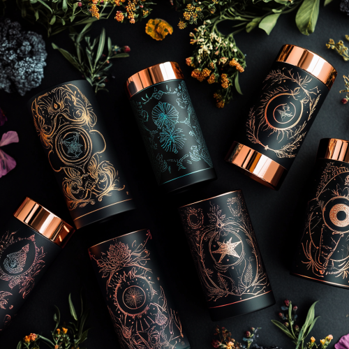 Magical Beauty Brand with Alchemy Inspired Packaging