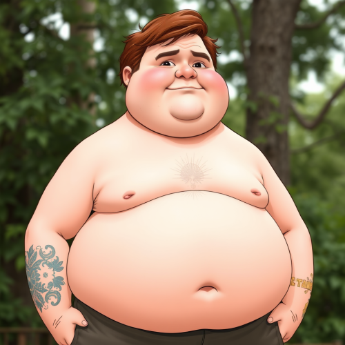 Matt, the very chubby man with brown hair.