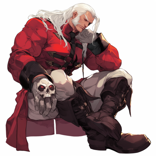 Mixed Magneto and M. Bison anime character Mixed Magneto and M. Bison anime character