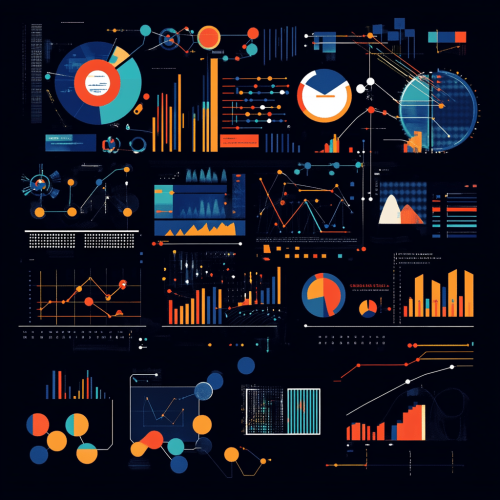 Modern BI presentation highlighting data, AI, efficiency in sales.