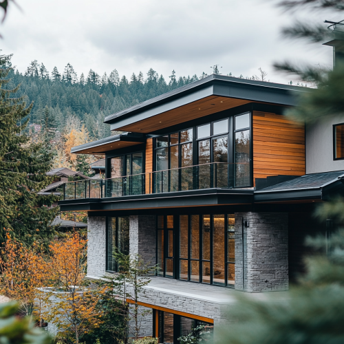 Modern North Vancouver Home in Natural Surroundings