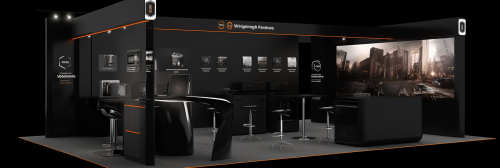 Modern Technology Company Exhibition Booth Design