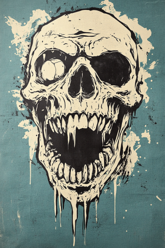 Mystic old graphic on tee, glowing center