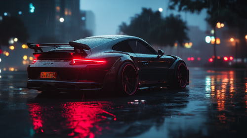 Need for Speed-style Porsche 911 GT, facelift, wide body. Need for Speed-style Porsche 911 GT, facelift, wide body.