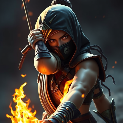 Nitara from Mortal Kombat Game