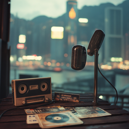 Nostalgic photo of 1980s Hong Kong music scene.