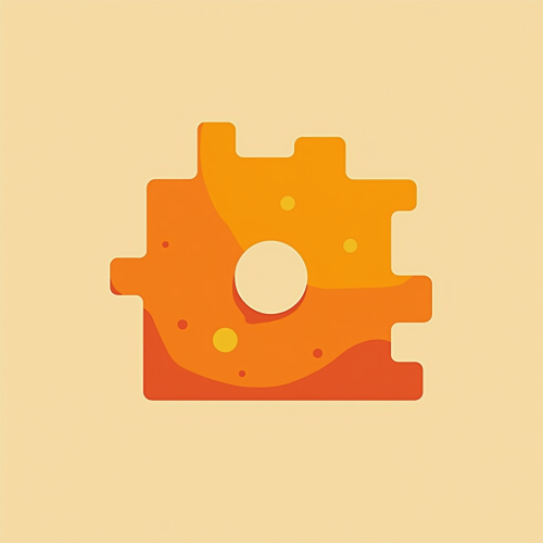 Orange Wall Kids Toy Company Logo