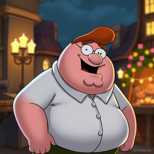 Peter Griffin in Disney Style