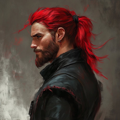 Portrait of a Half Dragon Rogue