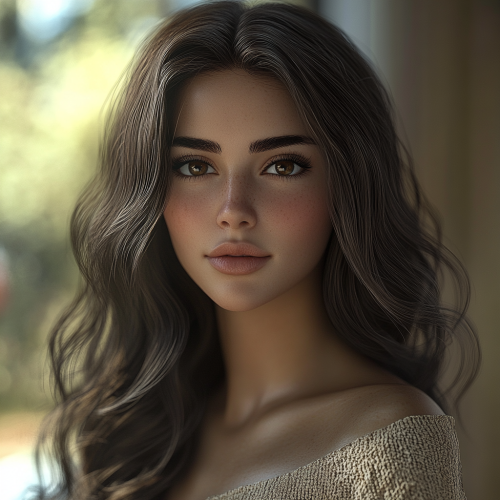 Portrait of a Persian Woman in the Park