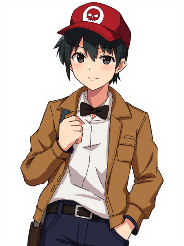 Postal Dude as Anime Dating Simulator Character