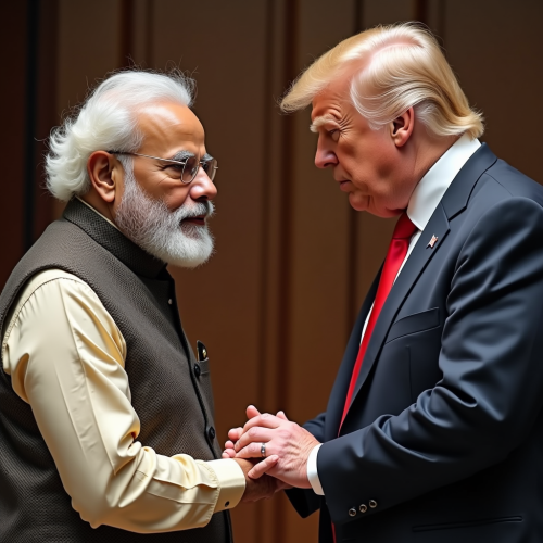 Prime Minister Modi and Trump's Bad Hair Day