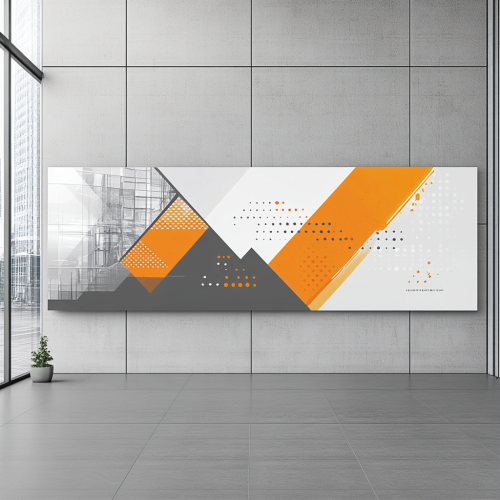 Professional banner for digital company, simple and elegant