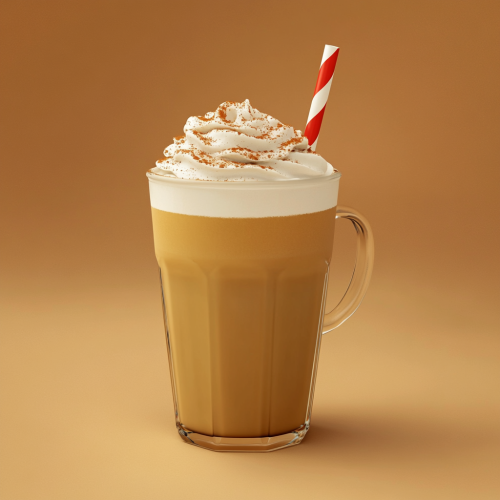 Pumpkin spice latte with cream foam and cinnamon  Pumpkin spice latte with cream foam and cinnamon