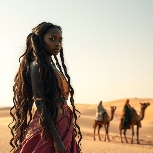 Rapunzel and Camel Caravans in the Bedouin Desert