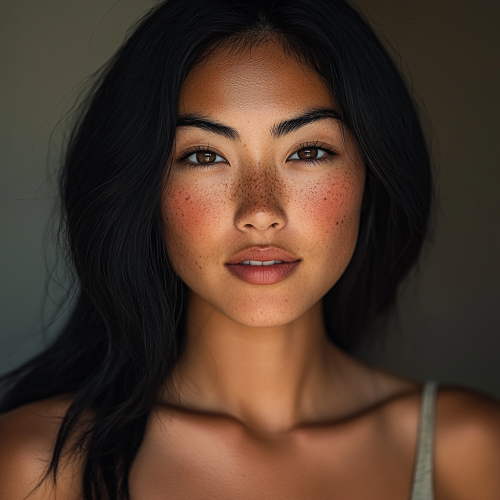 Real 28-Year-Old Woman Portrait in Soft Natural Light