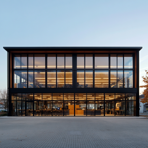 Refurbished Industrial Machine Company Office Design