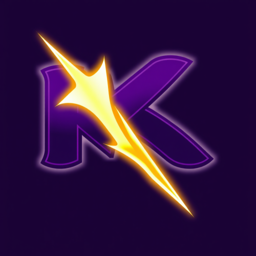 Regal Purple K with Striking Lightning Bolt