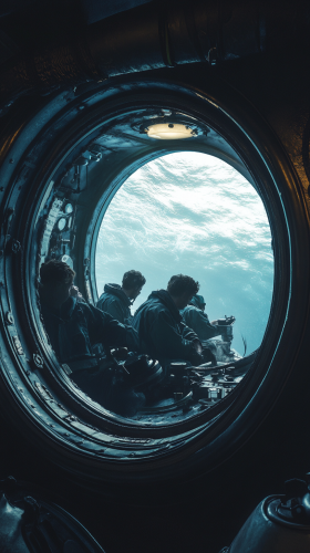 Sailors working below deck, long days at sea.
