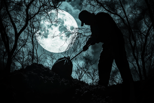 Samuel L Jackson finds buried money under moonlight