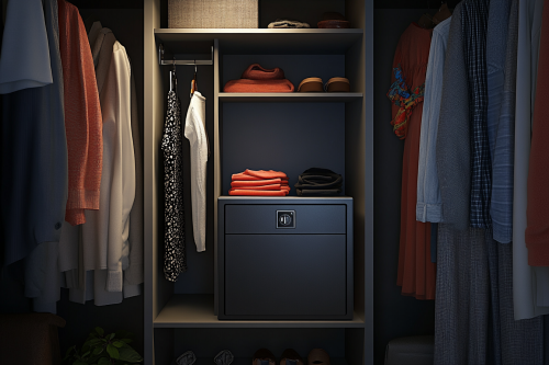 Secure Safe in Closet with Digital Lock