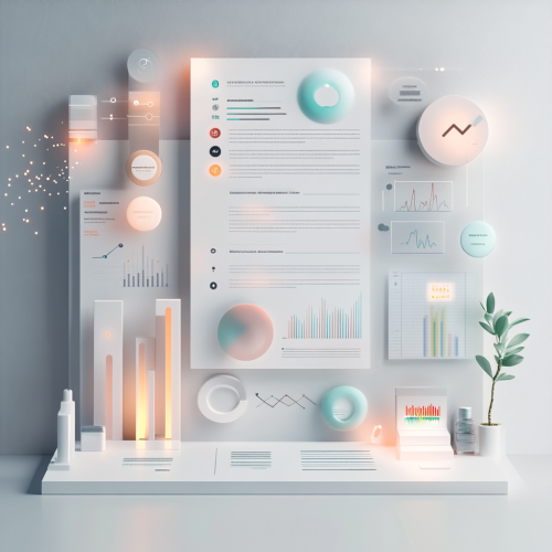 Shining Professional Resume in Modern Digital Art Scene