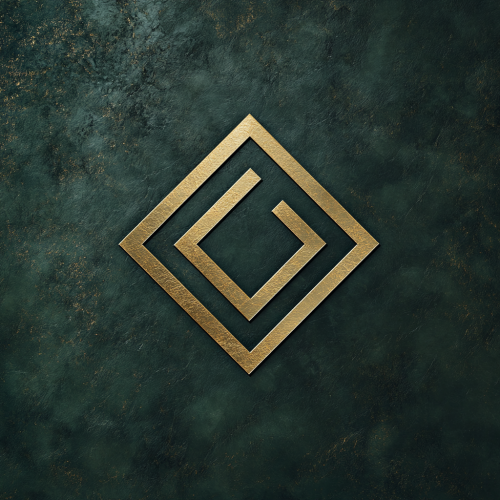 Sleek logo for hardscaping company with stone textures. Sleek logo for hardscaping company with stone textures.