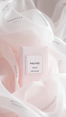 Soft textures for perfume packaging design.