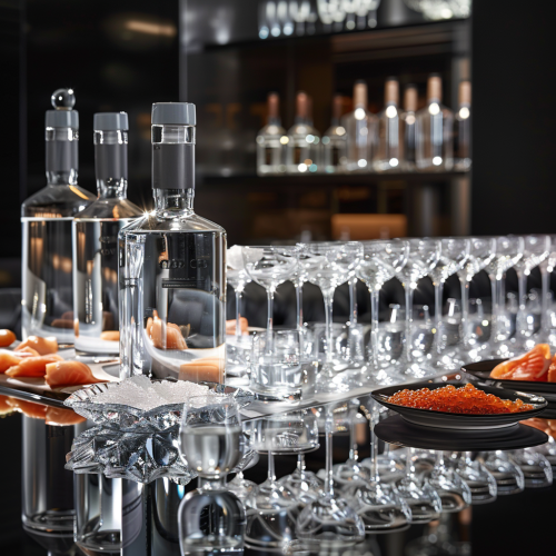 Vodka Tasting Lounge with Luxury Foods