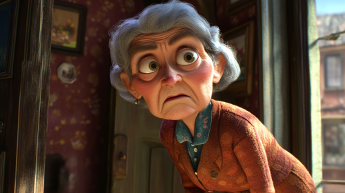 Sounds like furniture moving, distant giggles confuse Mrs. Featherbottom.